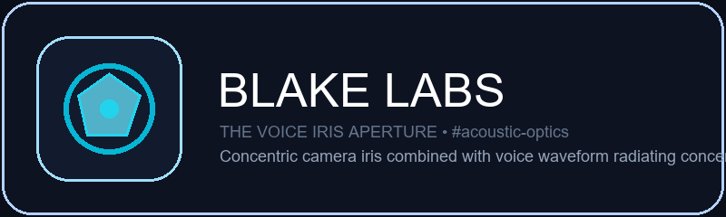 Concept 13 - The Voice Iris Aperture