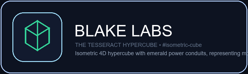 Concept 16 - The Tesseract Hypercube